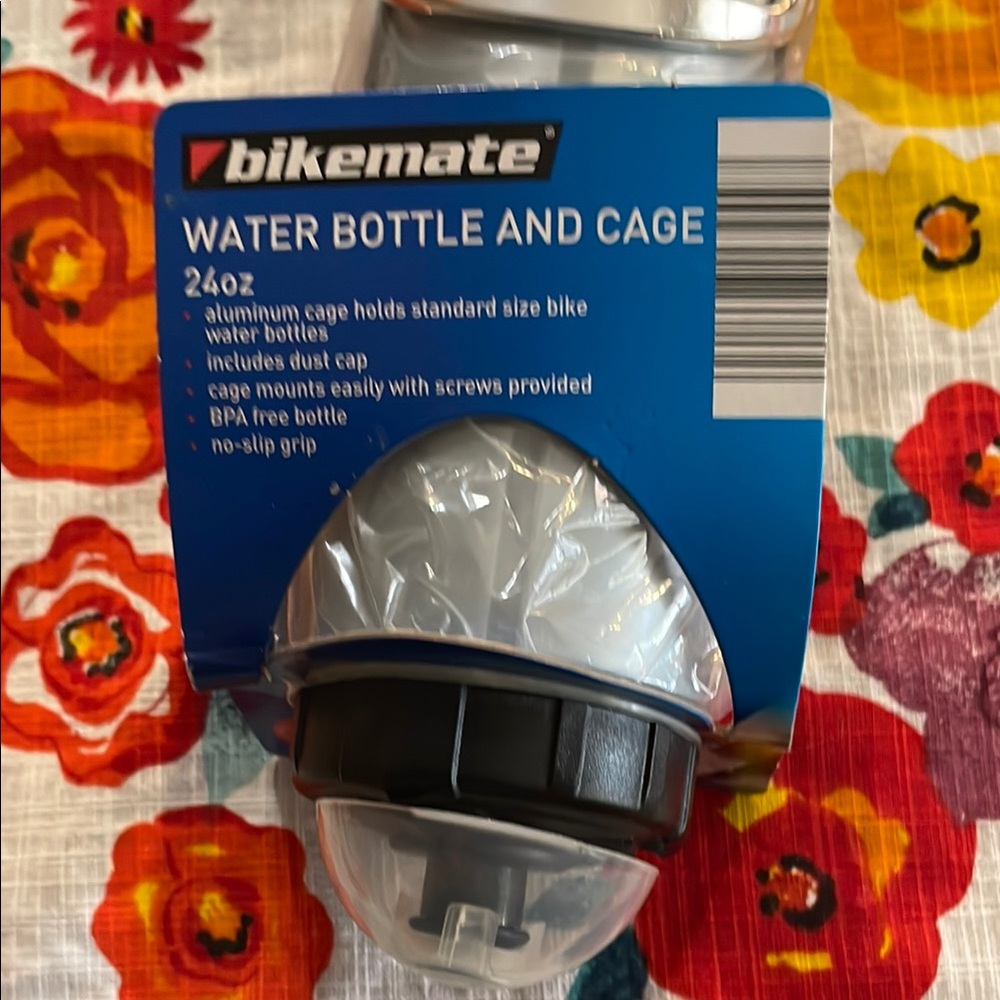Bikemate Water Bottle and Cage - brand new